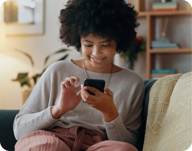 Employee getting on-demand mental health support on their phone