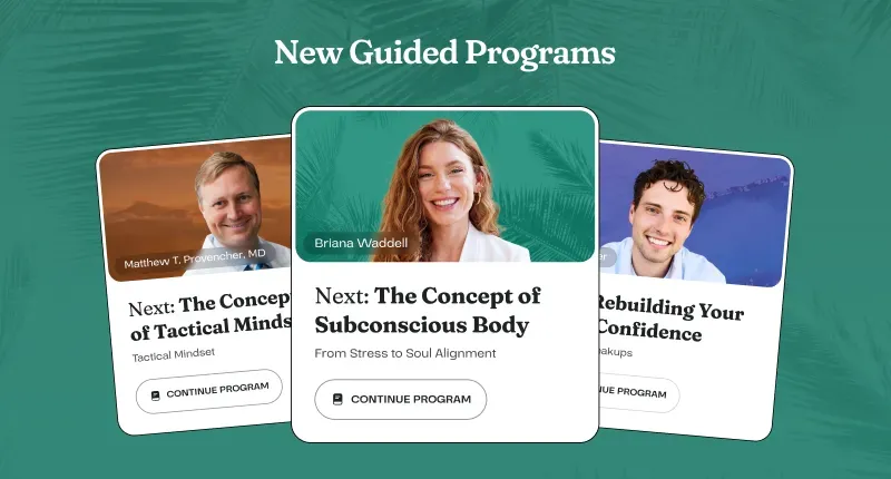 New guided programs from yuna