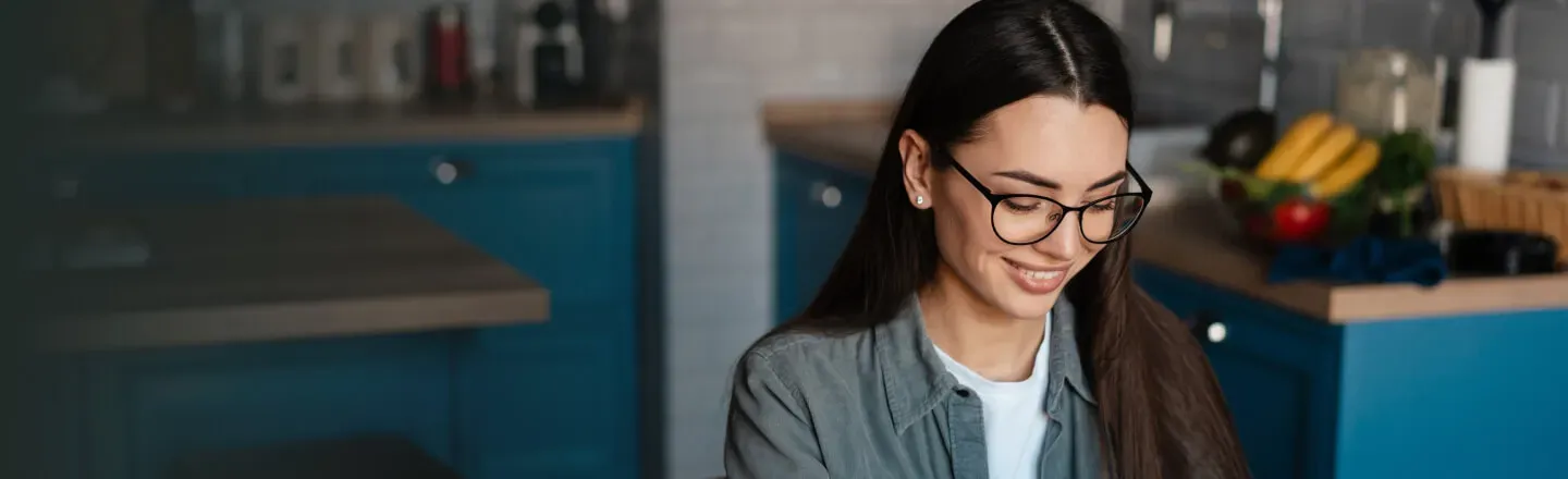 woman smiling
