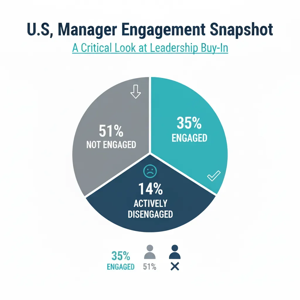 how to be a good manager and US Manager engagement snapshot