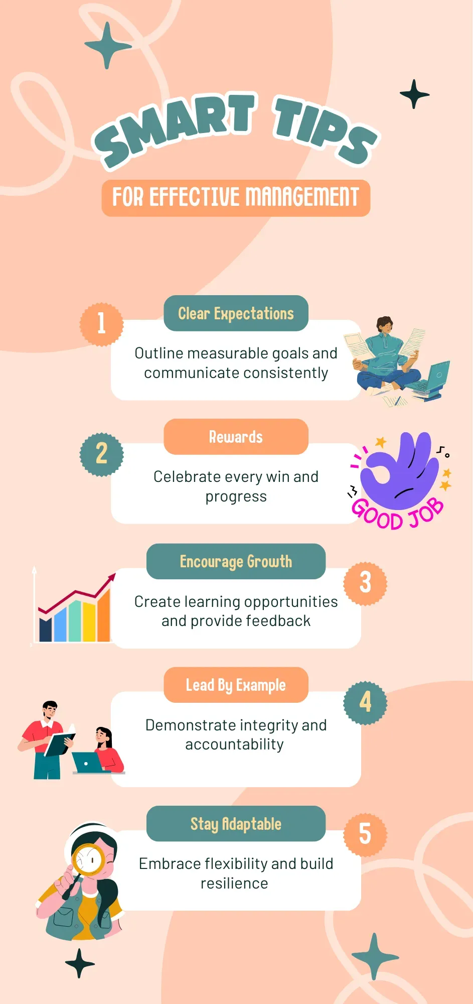 smart tips to be a good manager