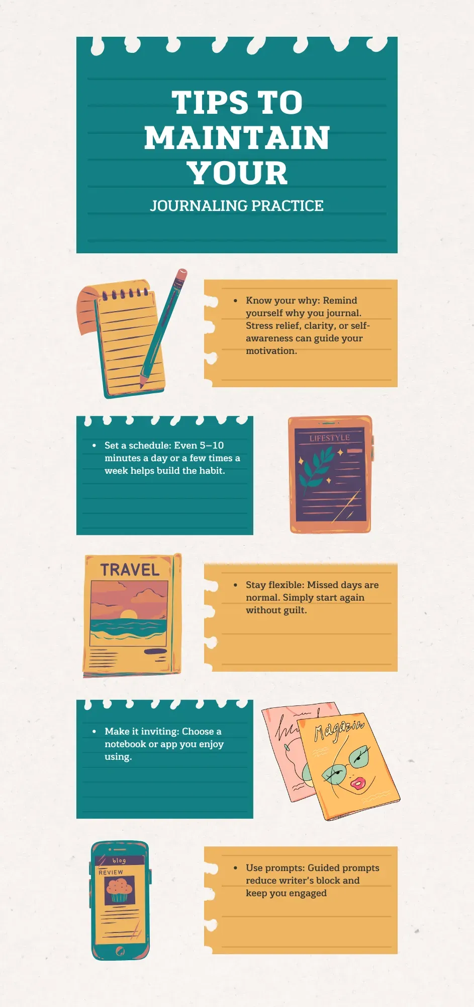 tips to maintain your journaling practice